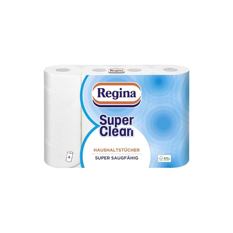 Regina Super Clean Household Towels 4 x 43 Sheets