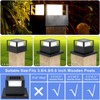 Outdoor Solar Post Cap Lights, 20 Lumen High Brightness Waterproof
