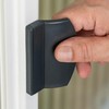 Door Pull Handle in Grey RAL 7016, ASA Plastic, for