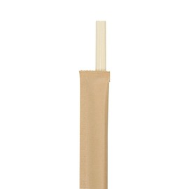 BIOZOYG Bamboo Chopsticks 20 cm Hygienic Individually Packed in Kraft Paper Sleeve Natural Product Biodegradable I Asian Sticks I Sushi Cutlery I Chopsticks Chopsticks Pack of 100
