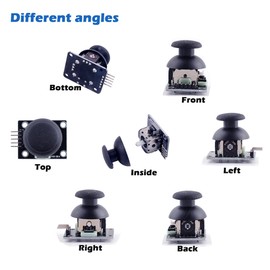 Wishiot PS2 Joystick Axis Sensor Module Game Controller Joystick Breakout Module for Arduino（Pack of 10）