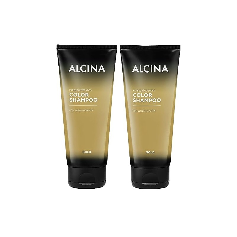 Alcina Colour Shampoo Gold 200 ml Pack of 2