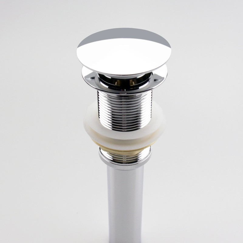 Pop Up Sink Drain without Overflow, Bathroom Faucet Vessel Vanity