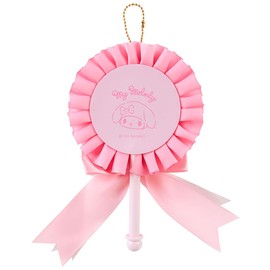 Sanrio 919063 Sanrio Rosette Stick Mascot Mascot Holder My Melody My Melody, 7.1 x 3.9 x 0.6 inches (18 x 10 x 1.5 cm), Character