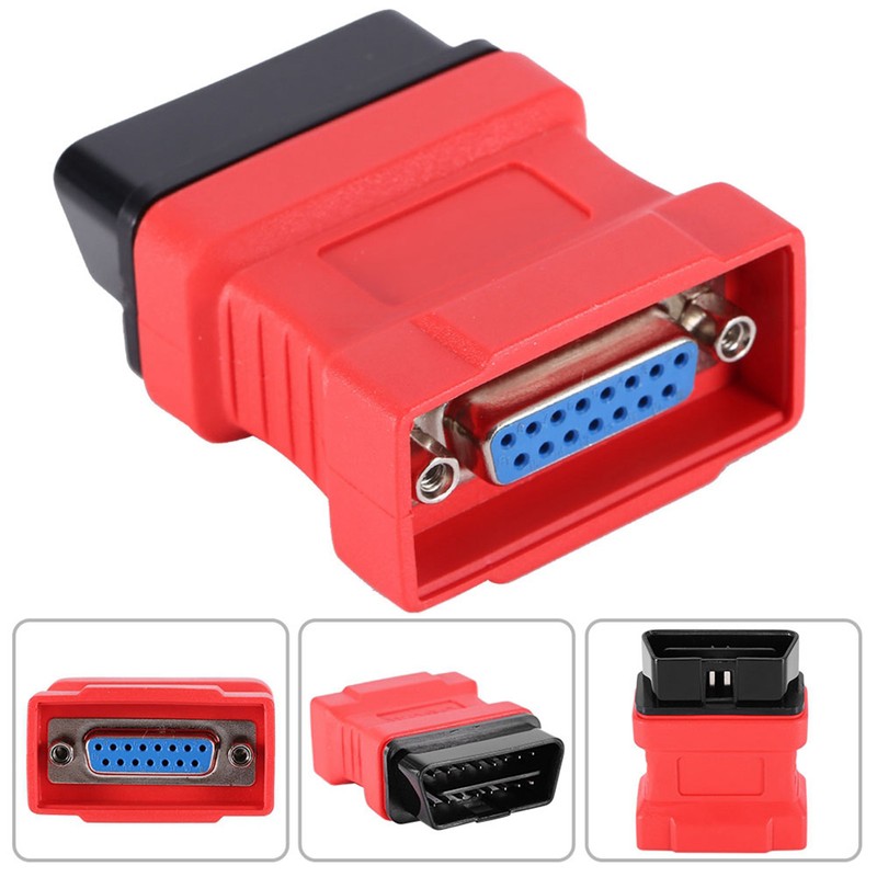 OBD II 16 Pin Adapter Connector for Maxidas DS708 Scanner