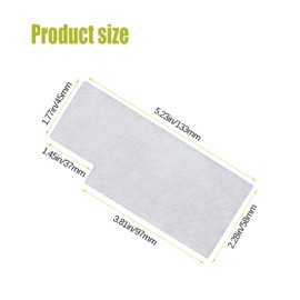 Secondary Filters AH41001 for Hoover Windtunnel Vacuum Hoover Tempo Widepath and Fold Away Vacuum Cleaners Replaces Hoover Filter Part 38765-019, 38765019 8 Pcs.