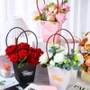 PerKoop 30 Pcs Flower Box for Arrangement Kraft Paper Flower