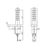 Universal Car Button, 20 A 12 VDC ON (OFF) Current
