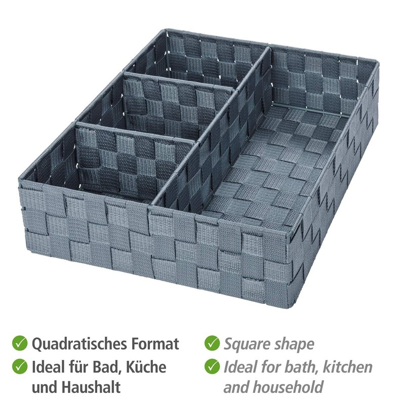 WENKO Organizer Adria - bathroom organizer, 32 x 10 x