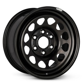 For 2023-2025 GMC Sierra 1500 17 Inch Black Steel - Genuine Take-Off Rim - Road Ready Truck Wheel