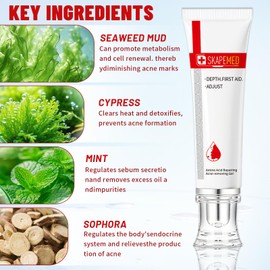 25g Akne Gel , Bekämpft wirksam Pickel und Mitesser bei Akne,Reduziert Hautunreinheiten,Leicht auftragbar, schnell einziehend, nicht fettend