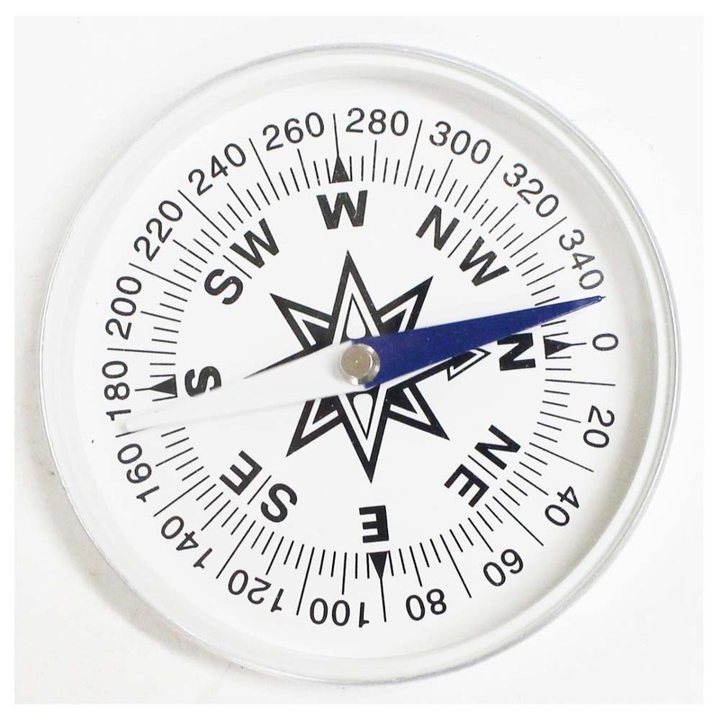 ADROIT 3 Inch Diameter Large Compass | Aluminum Casing |