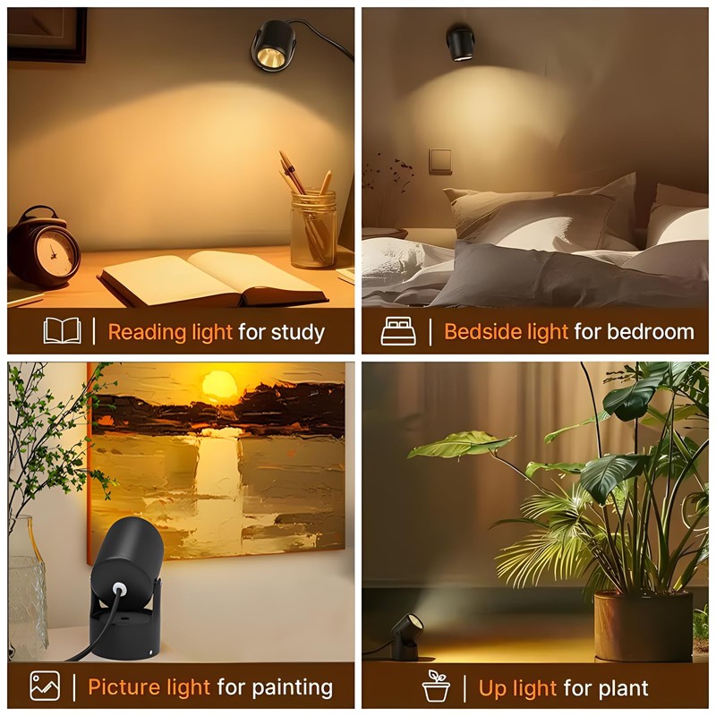 Unirence Indoor Spot Light LED Spot Uplight Warm White Floor