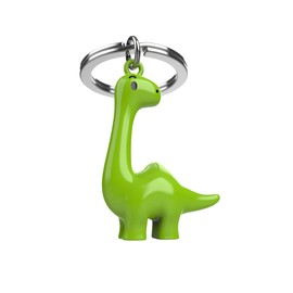 O meta[l]morphose METALMORPHOSE MTM155-01 Green Dinosaur Keyring, Green, One Size, Caricature, Casual