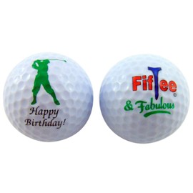 Westmon Works - Pelotas de golf de 50 cumpleaños para golfistas