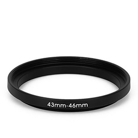43 mm - 46 mm Filter Adapter Step-Up Adapter Filter Adapter Step Up 43-46