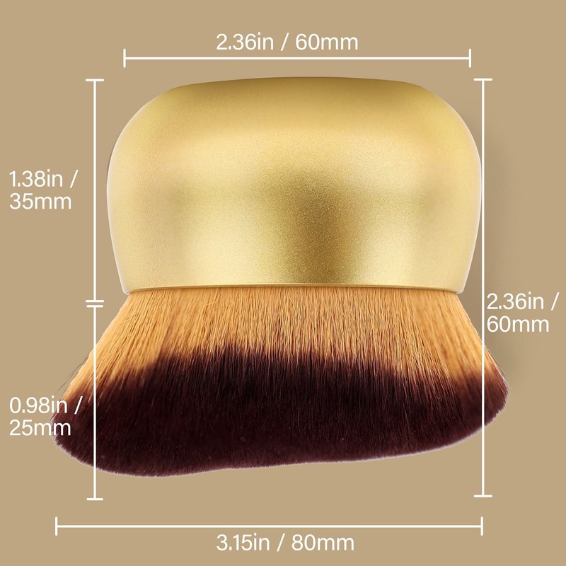Tressora Extra Large Makeup Brush for Self-Tanner, Leg Makeup &