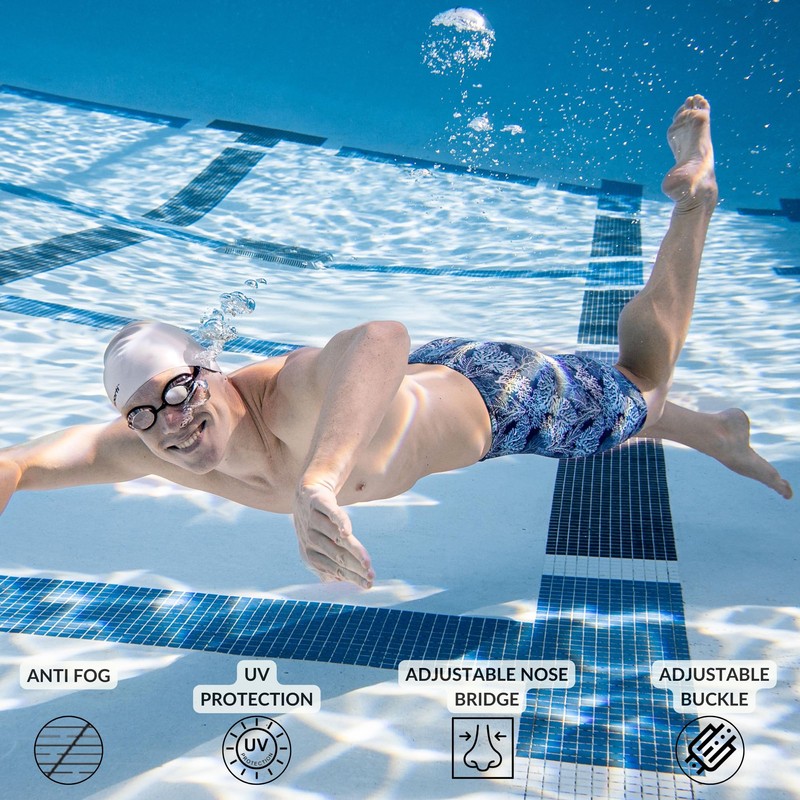 Sporti Antifog S3 Goggle - Clear Lens/Clear Frame