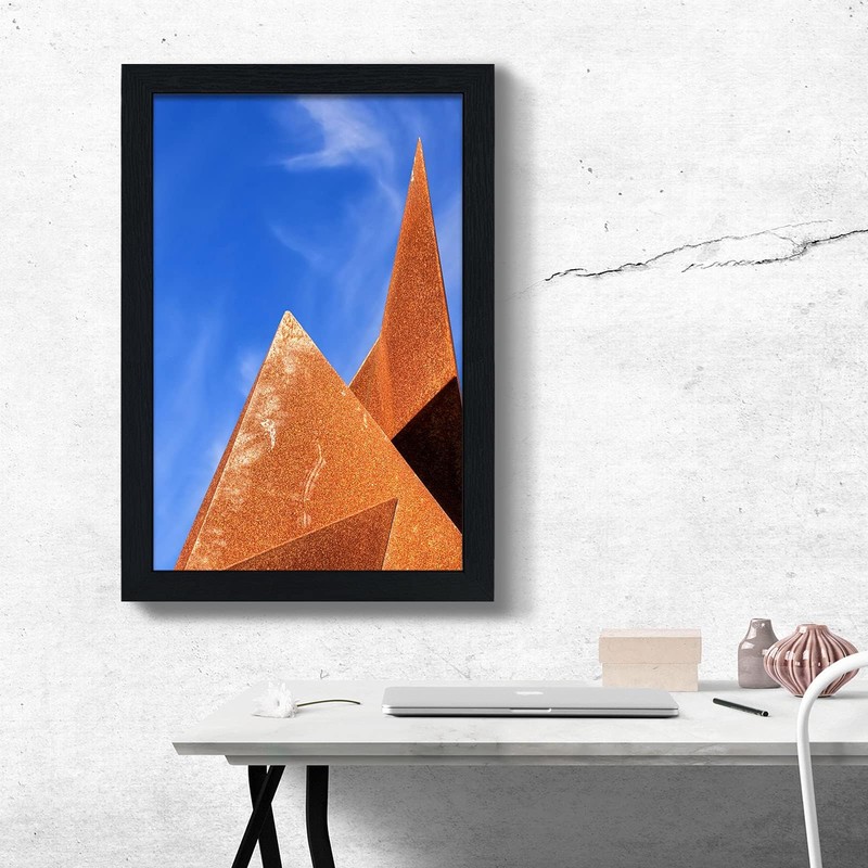 VCK 24x36 Solid Wood Poster Frames Black 3 Pack Picture