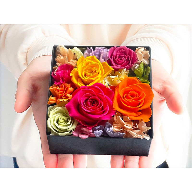 Dear Bouquet Preserved Flower Present, Gift, Birthday, Celebration, Bag Included,