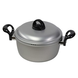 リバティーコーポレーション 両手鍋 20cm アルミ 軽量 ガス火専用 LD-370