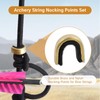 BRBASAP 10Pcs Arrow Nocks Archery String Nocking Points Bow String
