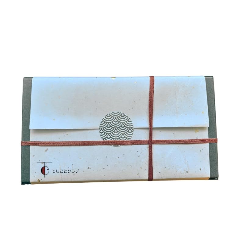 Nosaku Red Cotton Ribbon Wrapping with Washi Paper, Guishupa, 3.2