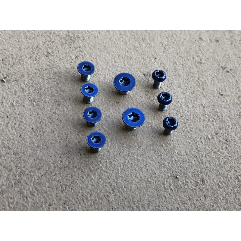 TORX Blue Stainless Torx Screws For Spyderco Manix 2 G10