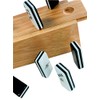 Domino Profesional Acrílico Cebra Negro En Caja De Madera