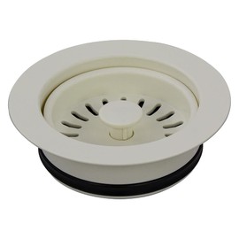 Transolid 4110-19 Plastic Disposal Strainer, 3.5-in, Biscuit