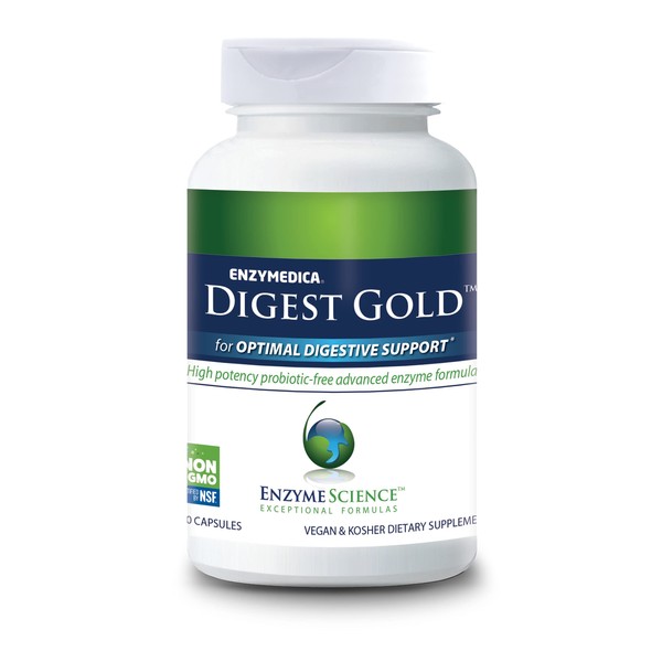 Enzyme Science Digest Gold, 240 Capsules - Maximum Strength Vegan Enzyme Supplement for Better Digestion with Amylase, Lipase and Protease