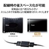 ELECOM AD-HDAASS01BK HDMI Relay Adapter, Extension Connector, 4K, 2K (60p),