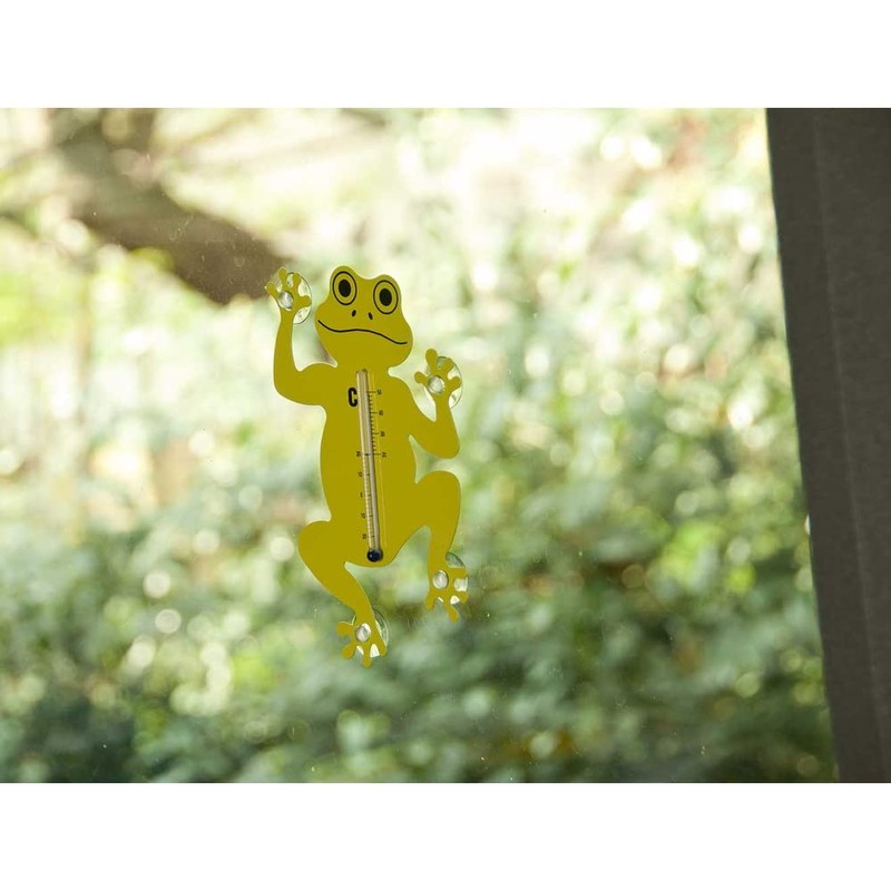 HAB & GUT -tg003 Window Thermometer Frog with Suction Cups