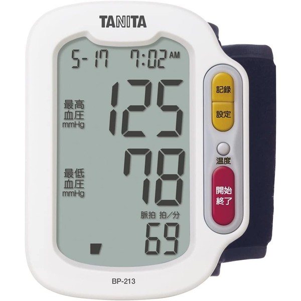 タニタ 手首式血圧計 BP-213 ホワイト BP-213-WH