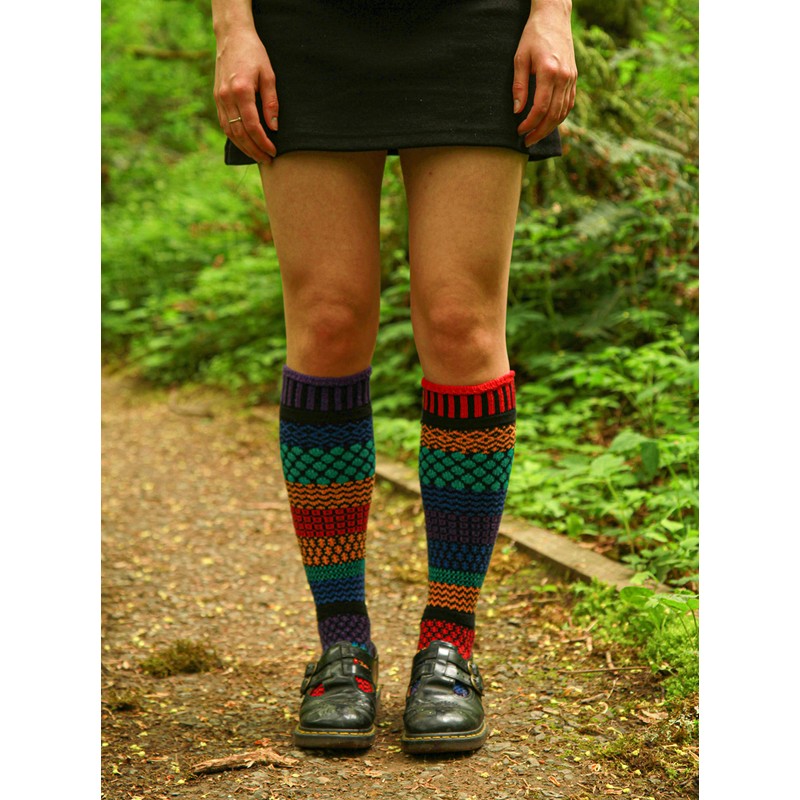 Solmate Socks - Mismatched Knee High Socks, USA Made with