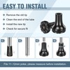 supregear Heavy Duty Rubber Replacement Caps for Hiking and Trekking
