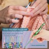 Aeelike Pretty Patterned Crochet Hooks Set, Metal Crochet Hooks with