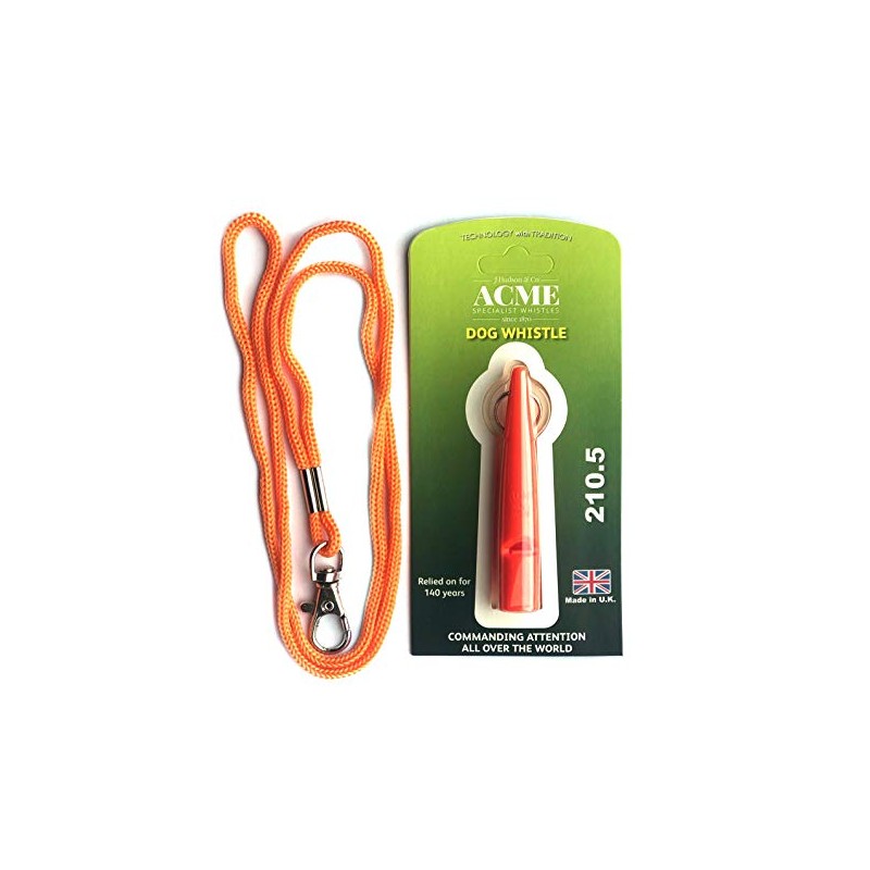 Acme Dog whistle with Acme Lanyard (210.5, Orange)