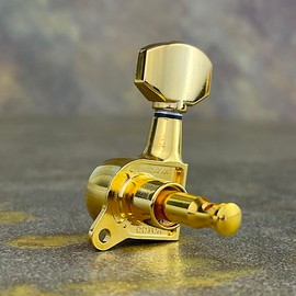 Gotoh Schaller-Style Knob Tuners (6-in-a-line) - Gold - SG381-07