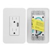 15A WiFi Smart Wall Socket Partition Control USB Interface Remote