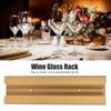 Wine Glass Rack Upside Down Stemware Holder Hanger for Home
