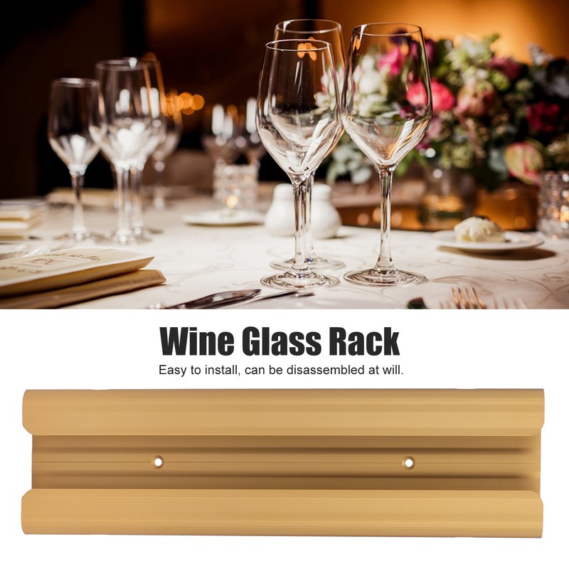 Wine Glass Rack Upside Down Stemware Holder Hanger for Home