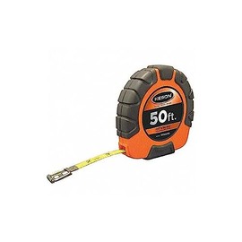 Long Tape Measure, 3/8 in x 50 ft, Orange