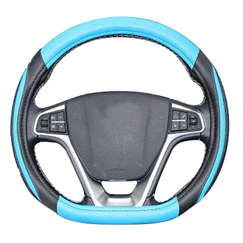 BuilLLin D Cut Steering Wheel Cover - D Shaped Flat