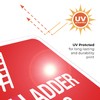 Roof Ladder Access with Man Climbing Picture Sign, 10x7 Inches,