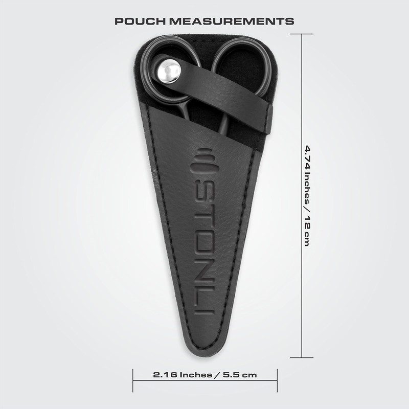 STONLI 4.5 inches Beard and Moustache Scissors - Nose Hair