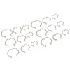 Transmission Line Clips, 18pcs Transmission Connector Retaining Clips, 3 Sizes