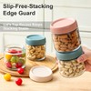 NETANY 6-pack 10oz Glass jars with Airtight Lids, Overnight Oats