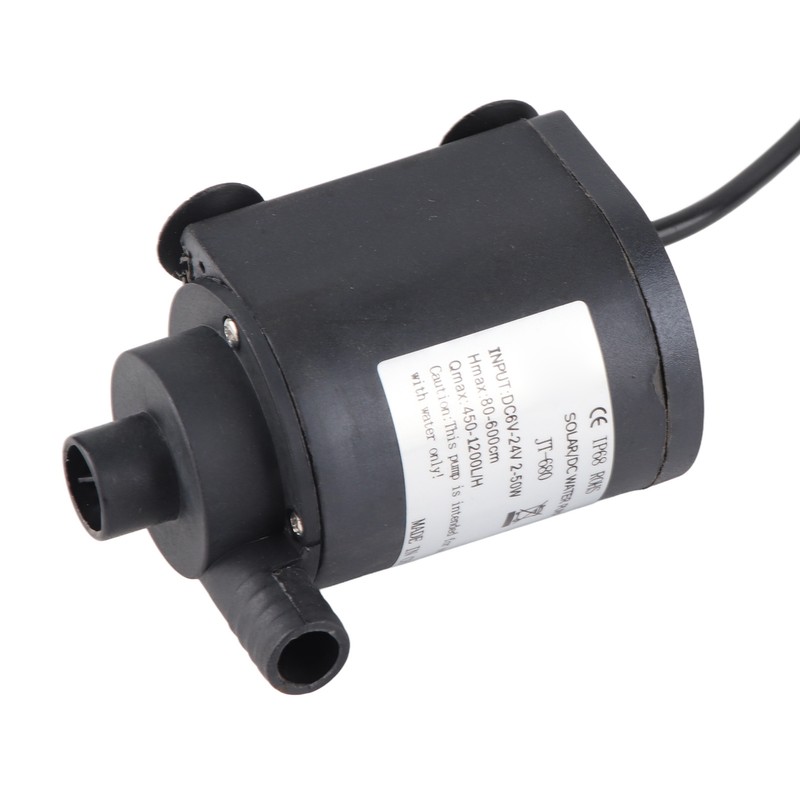 DC 24V 1000L/H Hot Water Circulation Pump Solar Brushless Motor