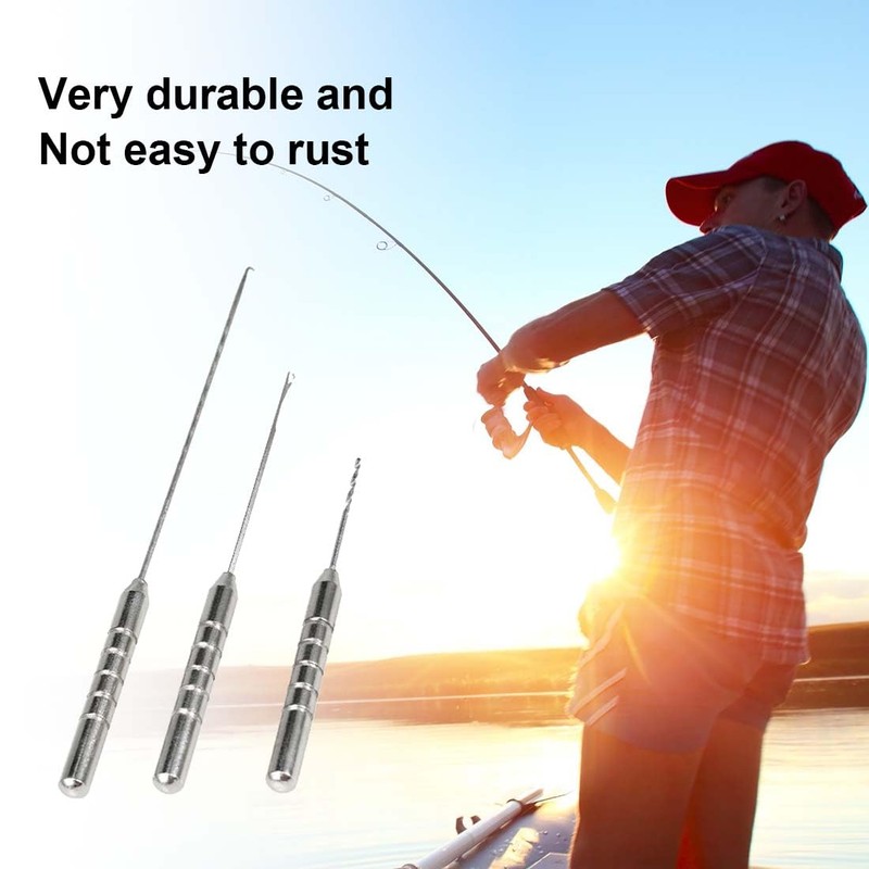BCBF Pack of 3 Bait Needles, Bait Needle Drill Tool